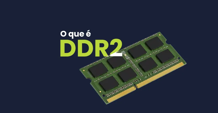 imagem de um cartão de memória ram ddr2